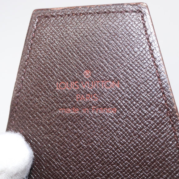 LOUIS VUITTON Damier Ebene Etui Cigarette Case N63024 LV Auth 154855