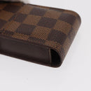 LOUIS VUITTON Damier Ebene Etui Cigarette Case N63024 LV Auth 154855-7
