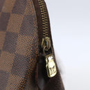 LOUIS VUITTON Damier Ebene Pochette Cosmetic PM Pouch N47516 LV Auth 154856-8