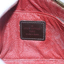 LOUIS VUITTON Damier Ebene Pochette Cosmetic PM Pouch N47516 LV Auth 154856-17