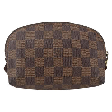 LOUIS VUITTON Damier Ebene Pochette Cosmetic PM Pouch N47516 LV Auth 154856 - 0