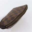 LOUIS VUITTON Damier Ebene Pochette Cosmetic PM Pouch N47516 LV Auth 154856-5