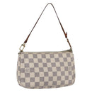 LOUIS VUITTON Damier Azur Pochette Accessoires Pouch N51986 LV Auth 154858-1