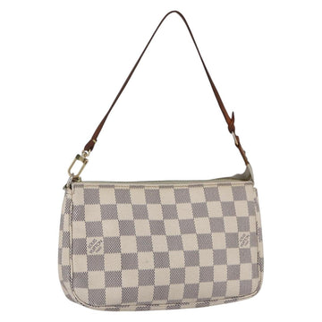 LOUIS VUITTON Damier Azur Pochette Accessoires Pouch N51986 LV Auth 154858