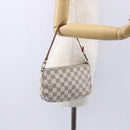 LOUIS VUITTON Damier Azur Pochette Accessoires Pouch N51986 LV Auth 154858-22
