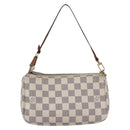 LOUIS VUITTON Damier Azur Pochette Accessoires Pouch N51986 LV Auth 154858-2
