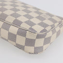 LOUIS VUITTON Damier Azur Pochette Accessoires Pouch N51986 LV Auth 154860M-16