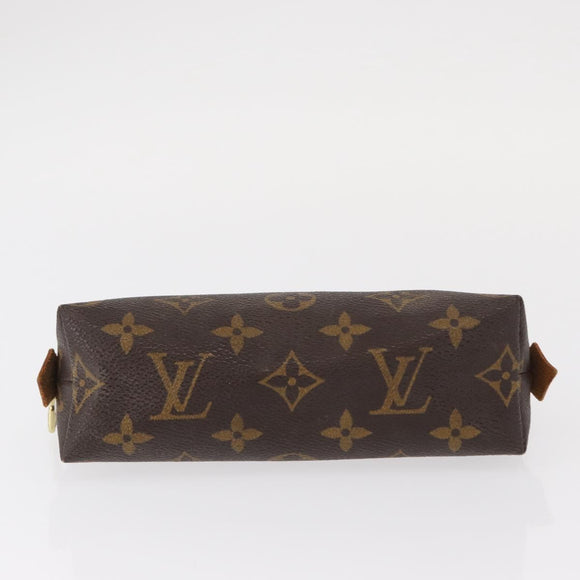LOUIS VUITTON Monogram Pochette Cosmetic PM Pouch M43998 LV Auth 154865