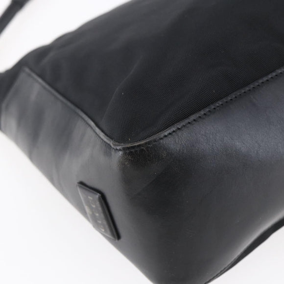 GUCCI GG Canvas Shoulder Bag Black Silver 001 3766 2123 Auth 154866