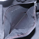 GUCCI GG Canvas Shoulder Bag Black Silver 001 3766 2123 Auth 154866-22