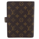 LOUIS VUITTON Monogram Agenda MM Day Planner Cover R20105 LV Auth 154870-3