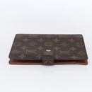 LOUIS VUITTON Monogram Agenda MM Day Planner Cover R20105 LV Auth 154870-4