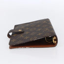 LOUIS VUITTON Monogram Agenda MM Day Planner Cover R20105 LV Auth 154870-6