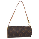 LOUIS VUITTON Monogram Papillon Pouch LV Auth 154871M-1
