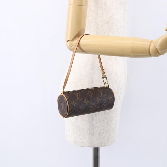 LOUIS VUITTON Monogram Papillon Pouch LV Auth 154871M