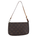 LOUIS VUITTON Monogram Pochette Accessoires Pouch M51980 LV Auth 154874-1