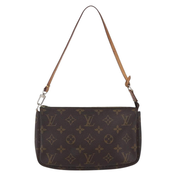 LOUIS VUITTON Monogram Pochette Accessoires Pouch M51980 LV Auth 154874