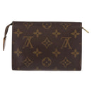 LOUIS VUITTON Monogram Poche Toilette 15 Pouch M47546 LV Auth 154878-2