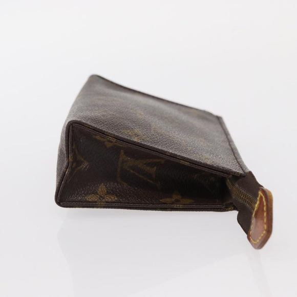 LOUIS VUITTON Monogram Poche Toilette 15 Pouch M47546 LV Auth 154878