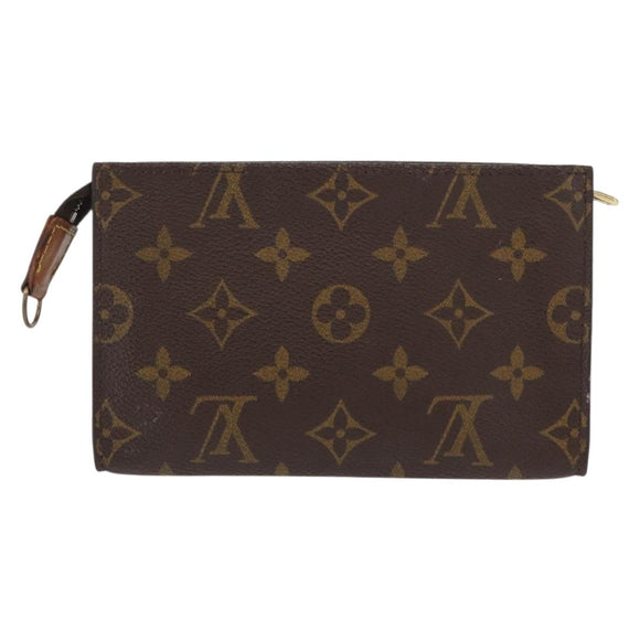 LOUIS VUITTON Monogram Bucket PM Accessory Pouch LV Auth 154880