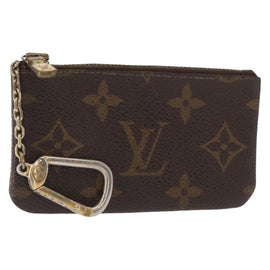 LOUIS VUITTON Monogram Pochette Cles Coin Purse M60033 LV Auth 154883