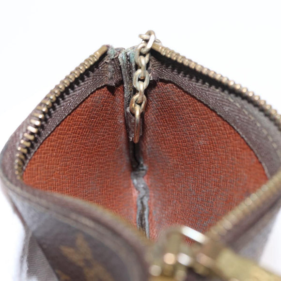 LOUIS VUITTON Monogram Pochette Cles Coin Purse M60033 LV Auth 154883