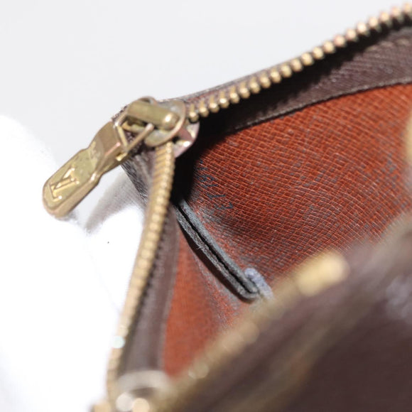 LOUIS VUITTON Monogram Pochette Cles Coin Purse M60033 LV Auth 154883
