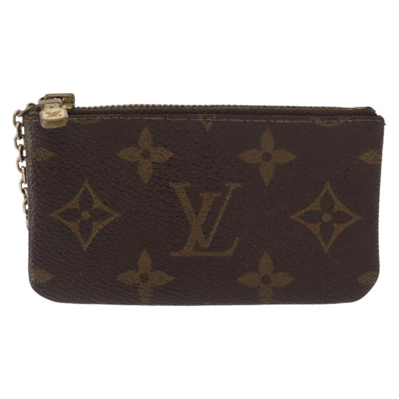 LOUIS VUITTON Monogram Pochette Cles Coin Purse M60033 LV Auth 154883