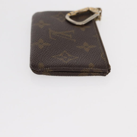 LOUIS VUITTON Monogram Pochette Cles Coin Purse M60033 LV Auth 154883