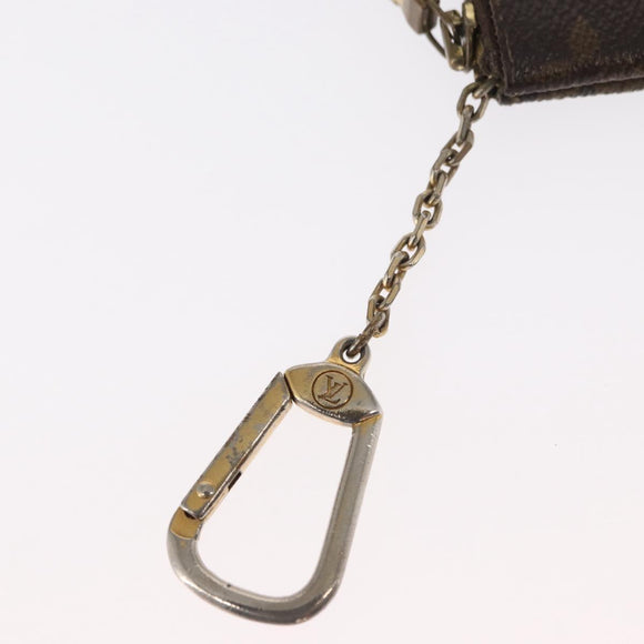 LOUIS VUITTON Monogram Pochette Cles Coin Purse M60033 LV Auth 154883