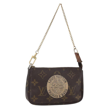 LOUIS VUITTON Monogram T&B Mini Pochette Accessoires Pouch M60153 LV Auth 154886