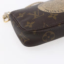 LOUIS VUITTON Monogram T&B Mini Pochette Accessoires Pouch M60153 LV Auth 154886-15