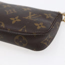 LOUIS VUITTON Monogram T&B Mini Pochette Accessoires Pouch M60153 LV Auth 154886-16