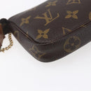 LOUIS VUITTON Monogram T&B Mini Pochette Accessoires Pouch M60153 LV Auth 154886-17