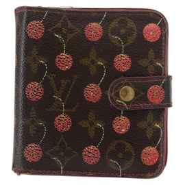 LOUIS VUITTON Monogram Cherry Compact Zip Bifold Wallet M95005 LV Auth 154887 - 0