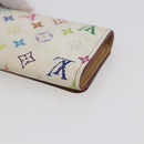 LOUIS VUITTON Monogram Multicolor Multicles 4 Key Case White M93731 Auth 154888-10