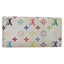 LOUIS VUITTON Monogram Multicolor Multicles 4 Key Case White M93731 Auth 154888-3