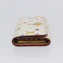 LOUIS VUITTON Monogram Multicolor Multicles 4 Key Case White M93731 Auth 154888-4