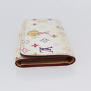 LOUIS VUITTON Monogram Multicolor Multicles 4 Key Case White M93731 Auth 154888-5