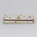 LOUIS VUITTON Monogram Multicolor Multicles 4 Key Case White M93731 Auth 154888-7
