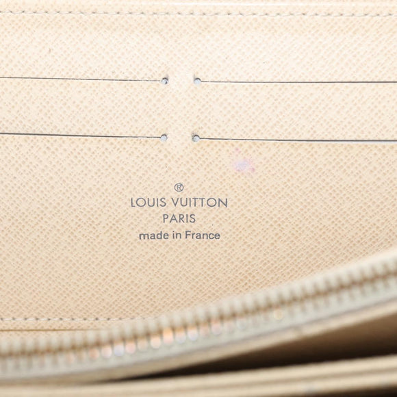 LOUIS VUITTON Damier Azur Zippy Wallet Long Wallet N60019 LV Auth 154889