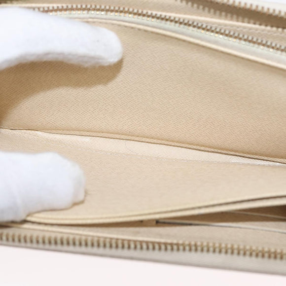 LOUIS VUITTON Damier Azur Zippy Wallet Long Wallet N60019 LV Auth 154889