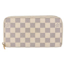 LOUIS VUITTON Damier Azur Zippy Wallet Long Wallet N60019 LV Auth 154889-2
