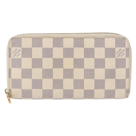 LOUIS VUITTON Damier Azur Zippy Wallet Long Wallet N60019 LV Auth 154889 - 0