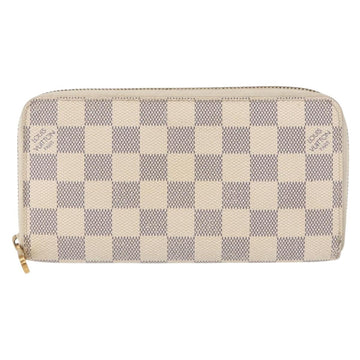 LOUIS VUITTON Damier Azur Zippy Wallet Long Wallet N60019 LV Auth 154889 - 0