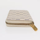 LOUIS VUITTON Damier Azur Zippy Wallet Long Wallet N60019 LV Auth 154889-5