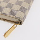 LOUIS VUITTON Damier Azur Zippy Wallet Long Wallet N60019 LV Auth 154889-8