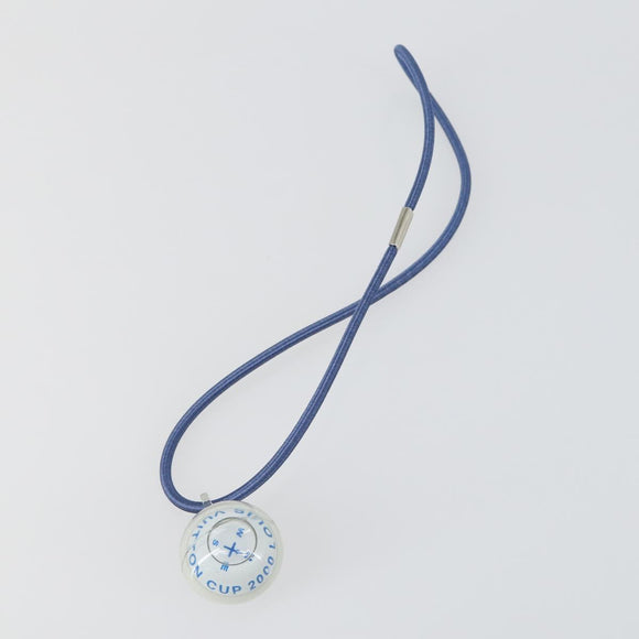 LOUIS VUITTON LV Cup Compact Wallet & Compass Necklace Set Nylon Auth 154890