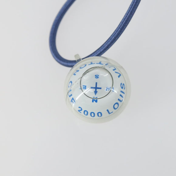 LOUIS VUITTON LV Cup Compact Wallet & Compass Necklace Set Nylon Auth 154890