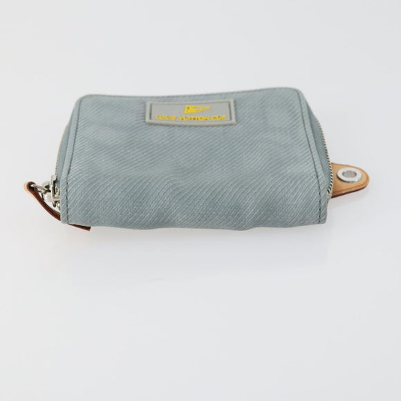 LOUIS VUITTON LV Cup Compact Wallet & Compass Necklace Set Nylon Auth 154890